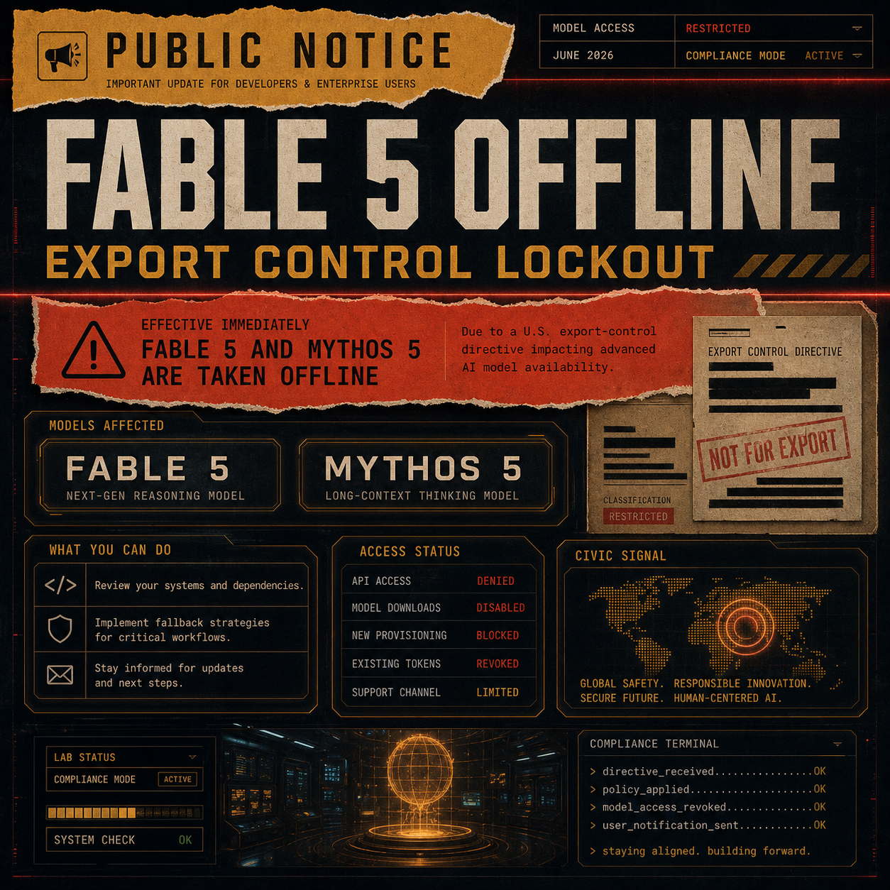 Fable 5 offline fictional poster