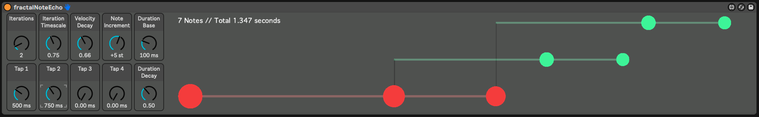 Two Taps, Two Iteration Example