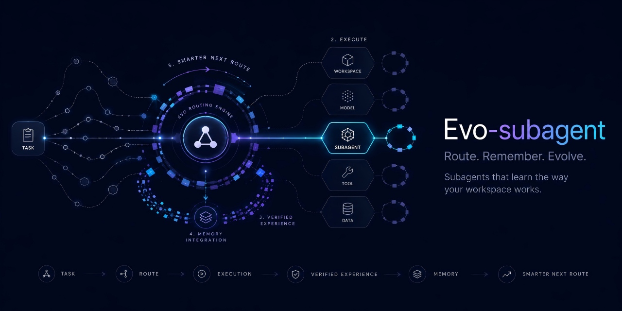 evo-subagent — Route. Remember. Evolve.