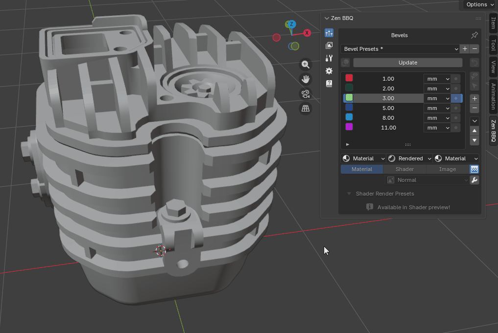Zen BBQ baking production-ready texture maps