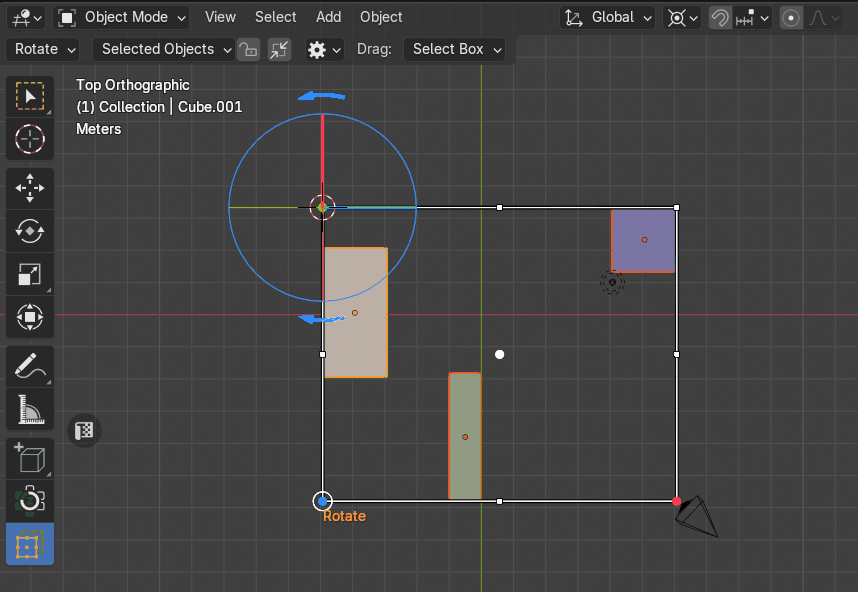 Zen Cage rotating an object with the pivot dial