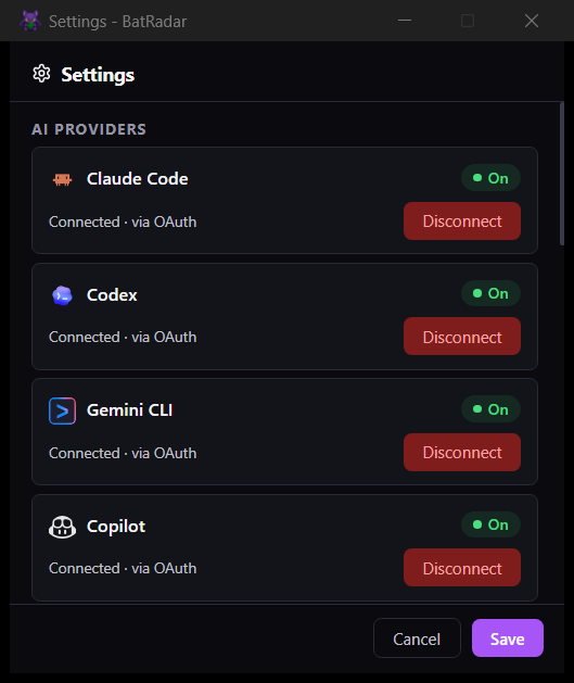Settings Providers