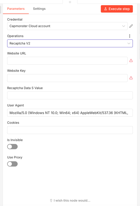 CapMonster Cloud node setup