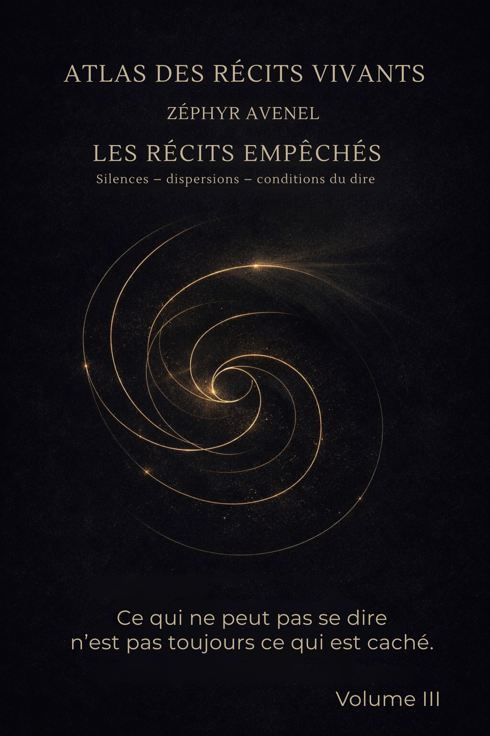 Atlas des Récits Vivants – Les récits empêchés – Volume III (à paraître) – Zéphyr Avenel