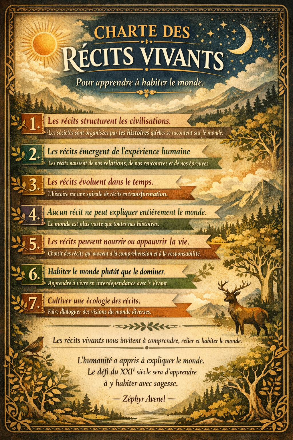 Charte des récits vivants