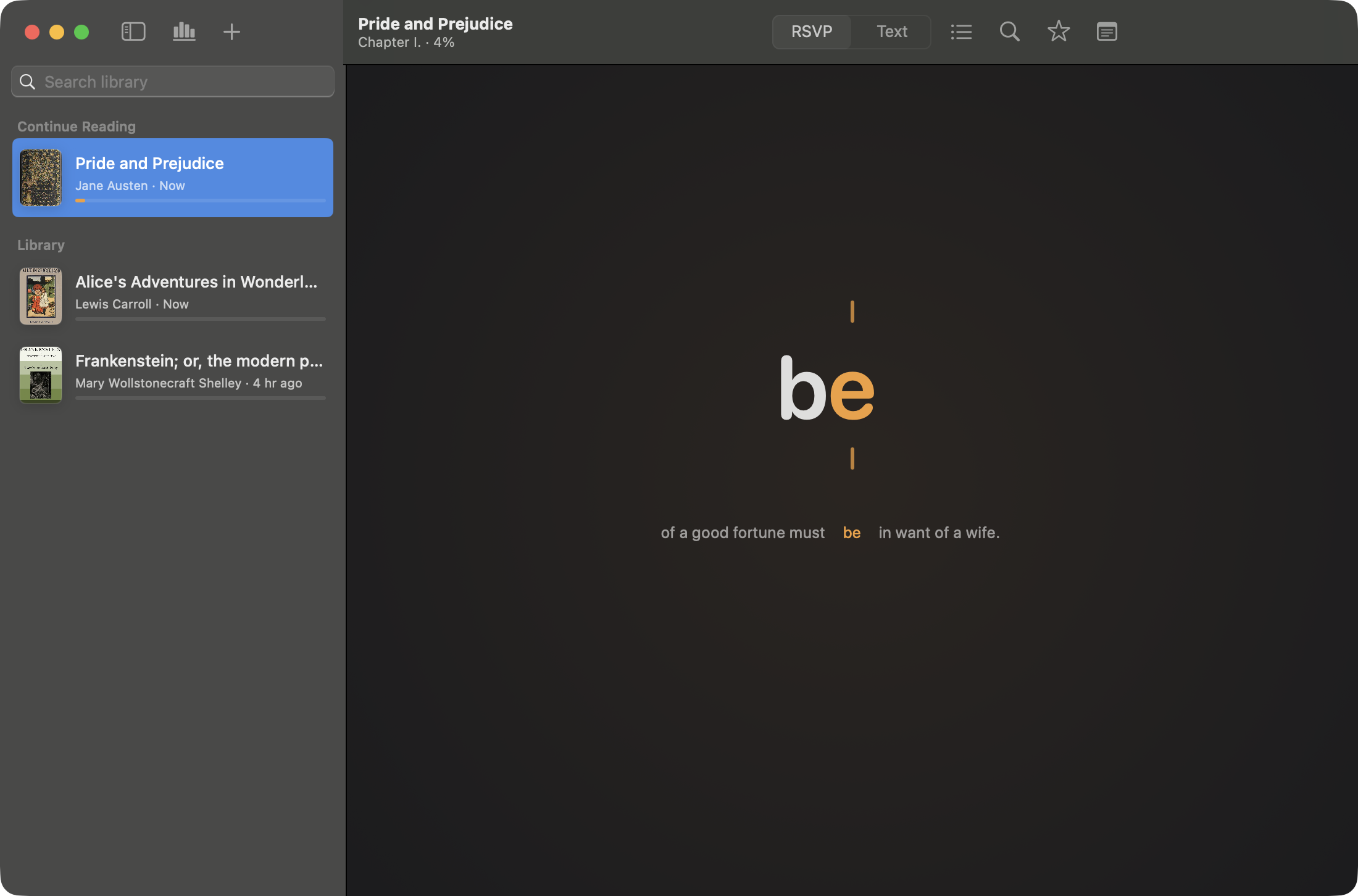 Rapid Reader screenshot 1
