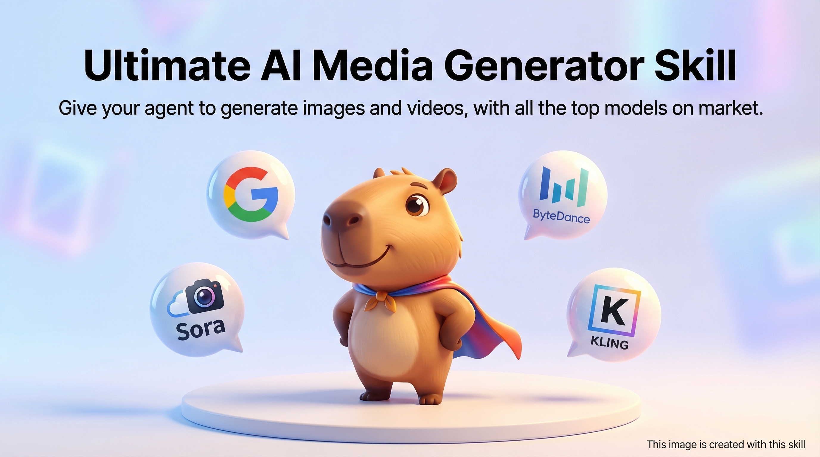Ultimate AI Media Generator Skill Cover