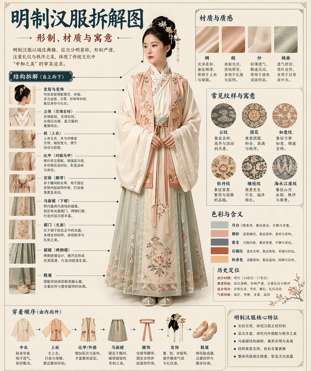 Museum Catalog-Style Chinese Disassembly Infographic