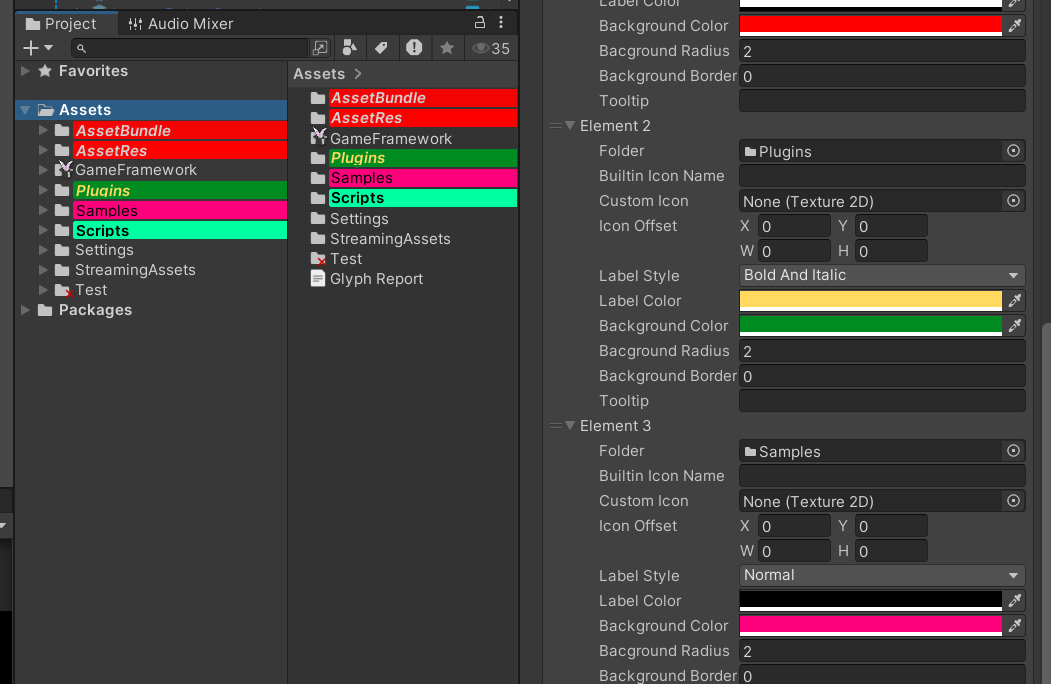 GitHub - ZeroUltra/UnityFolderDecorator: 用于给Unity文件夹添加icon · GitHub