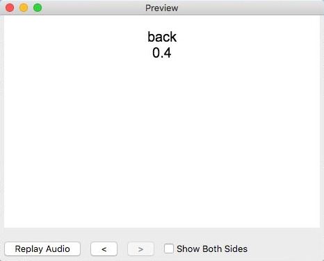 Random number example on the Mac client (card preview) - Back