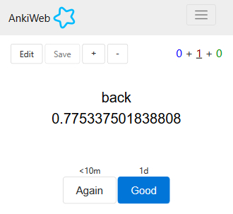 Random number example on the web client - Back