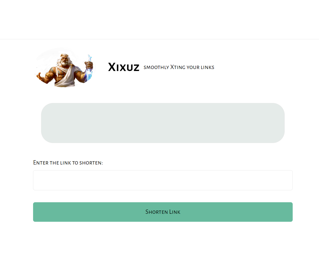 xixuz Landing page - name request.