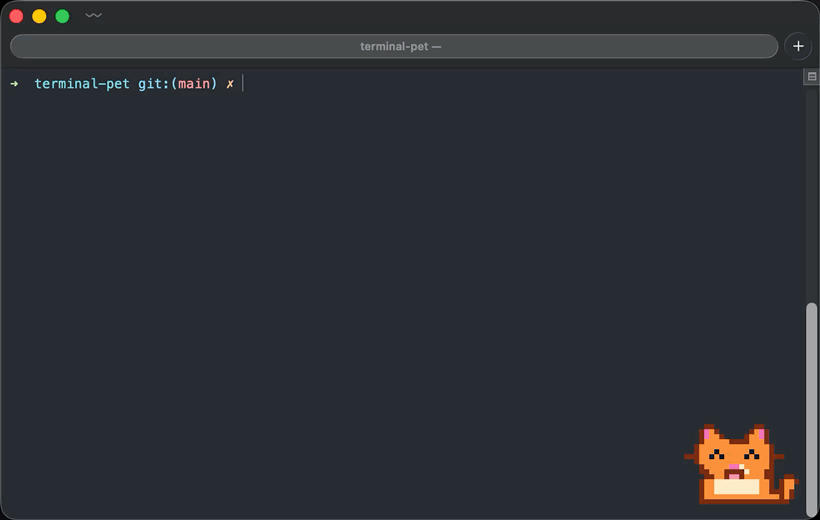 git push: a parcel floats up, then confetti. make check fails: tears. rm -rf: sweating. git push --force: confetti after a scare.