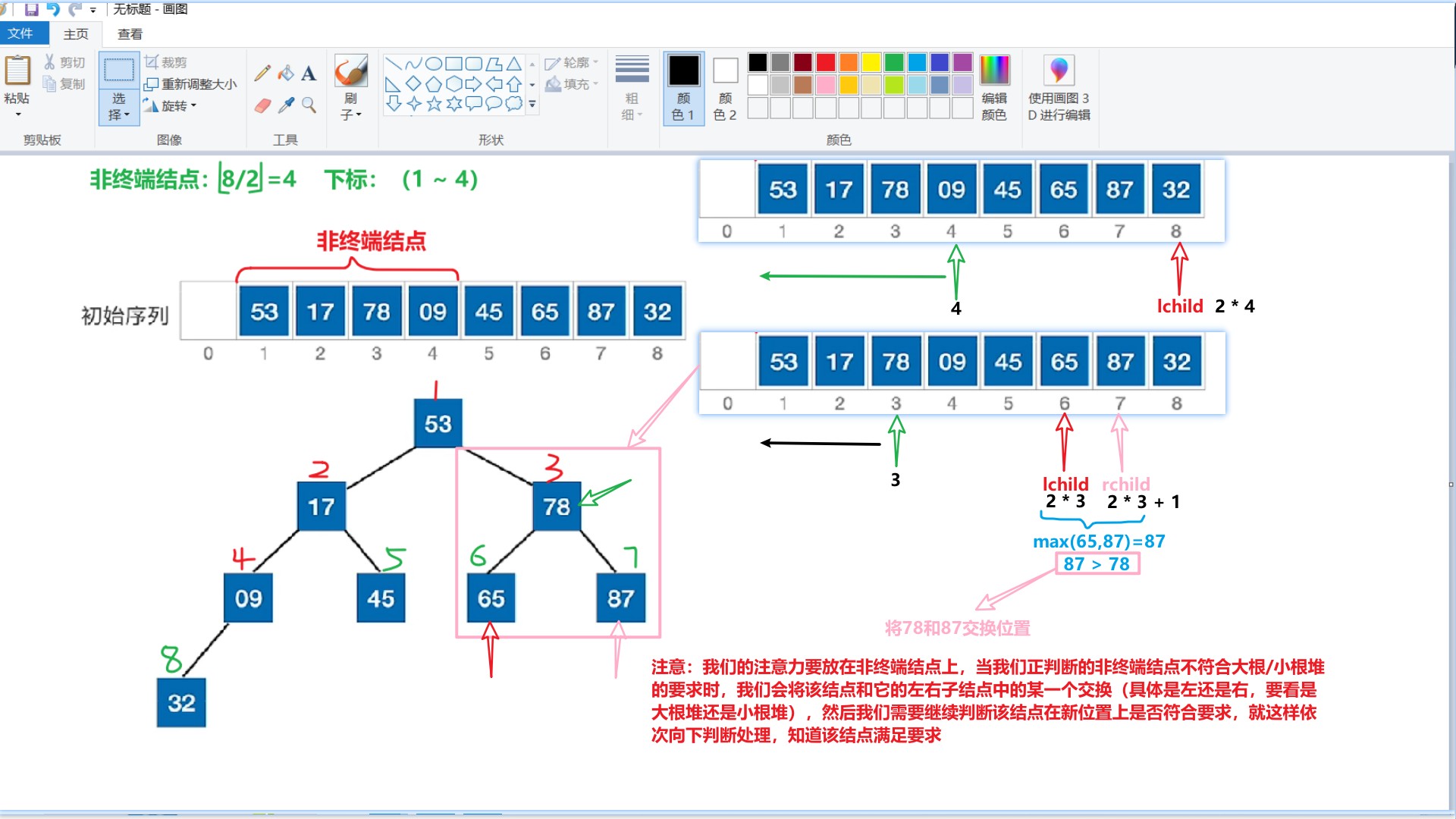 heapSort