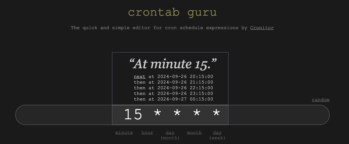 https://crontab.guru/