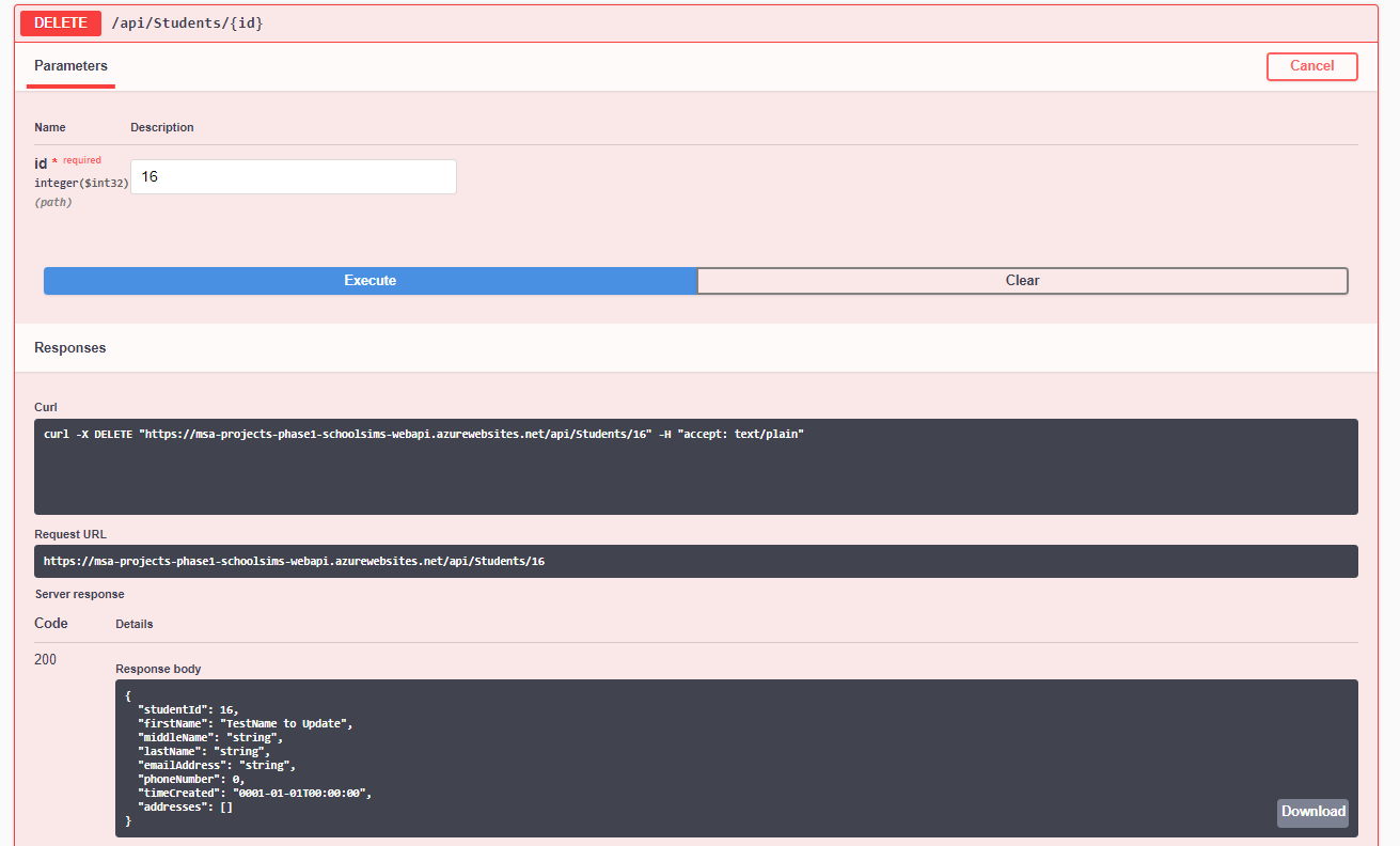 GitHub - ZhonglinChen/MSA-2020-Phase1-BackEndDev-WebAPI-StudentSIMS ...