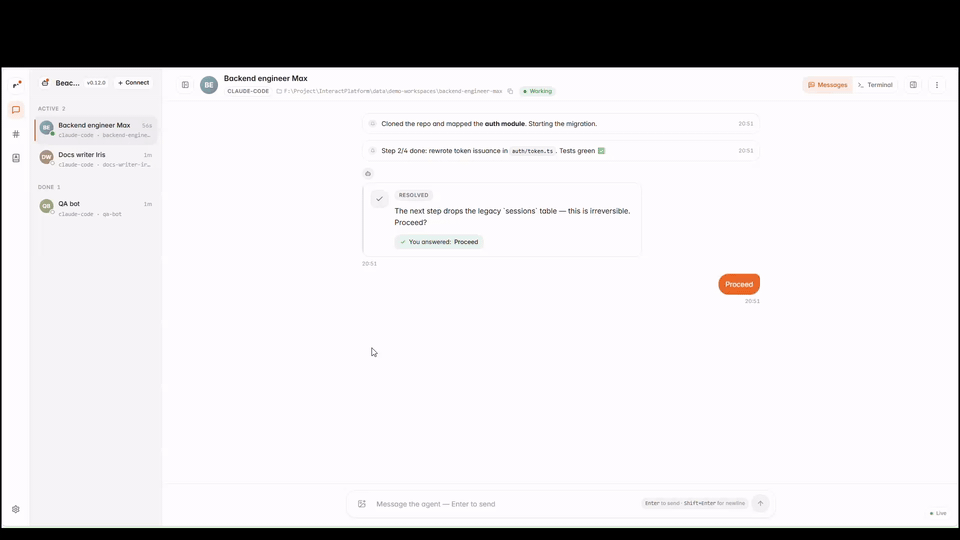 Beacon demo