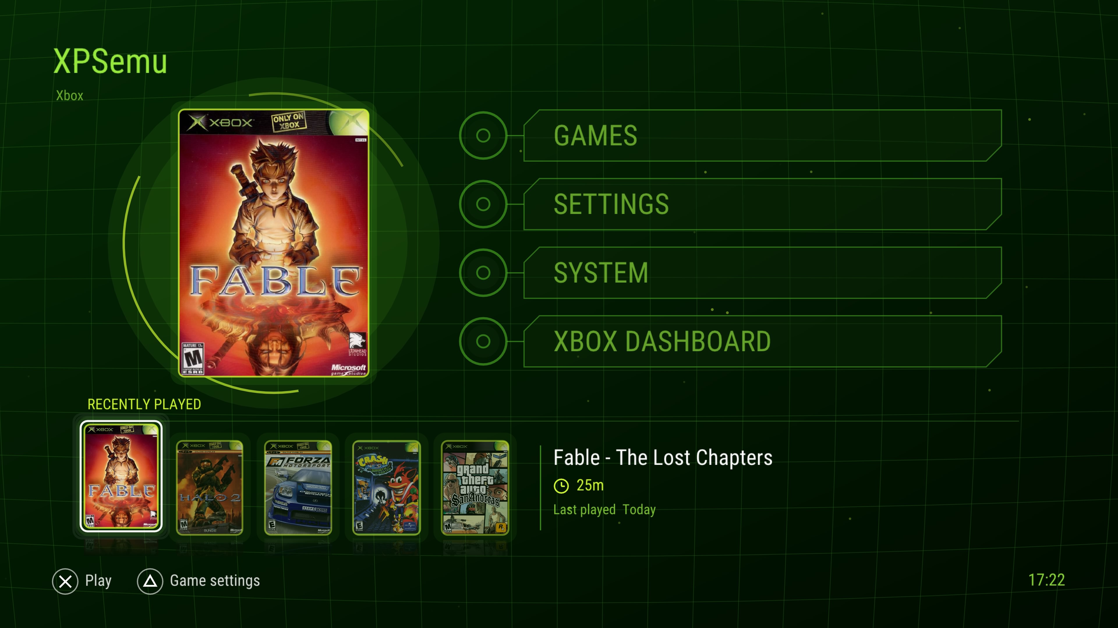 XPSemu Alpha 1 mostra dashboard próprio no PlayStation 5