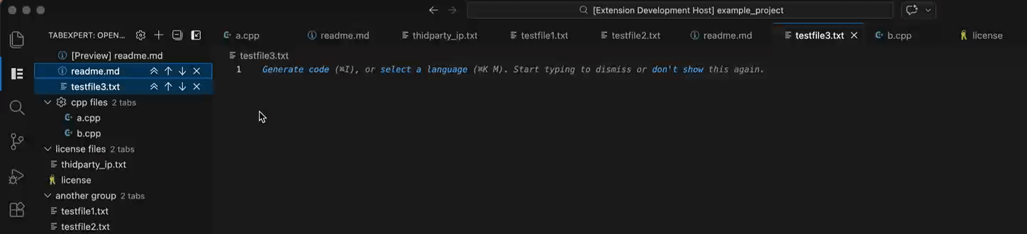 Manual group workflow demo