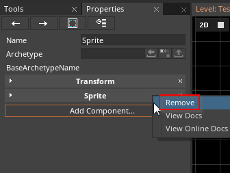 RemoveComponent