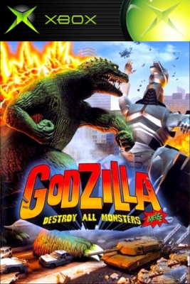 Godzilla: Destroy All Monsters Melee Xbox cover artwork