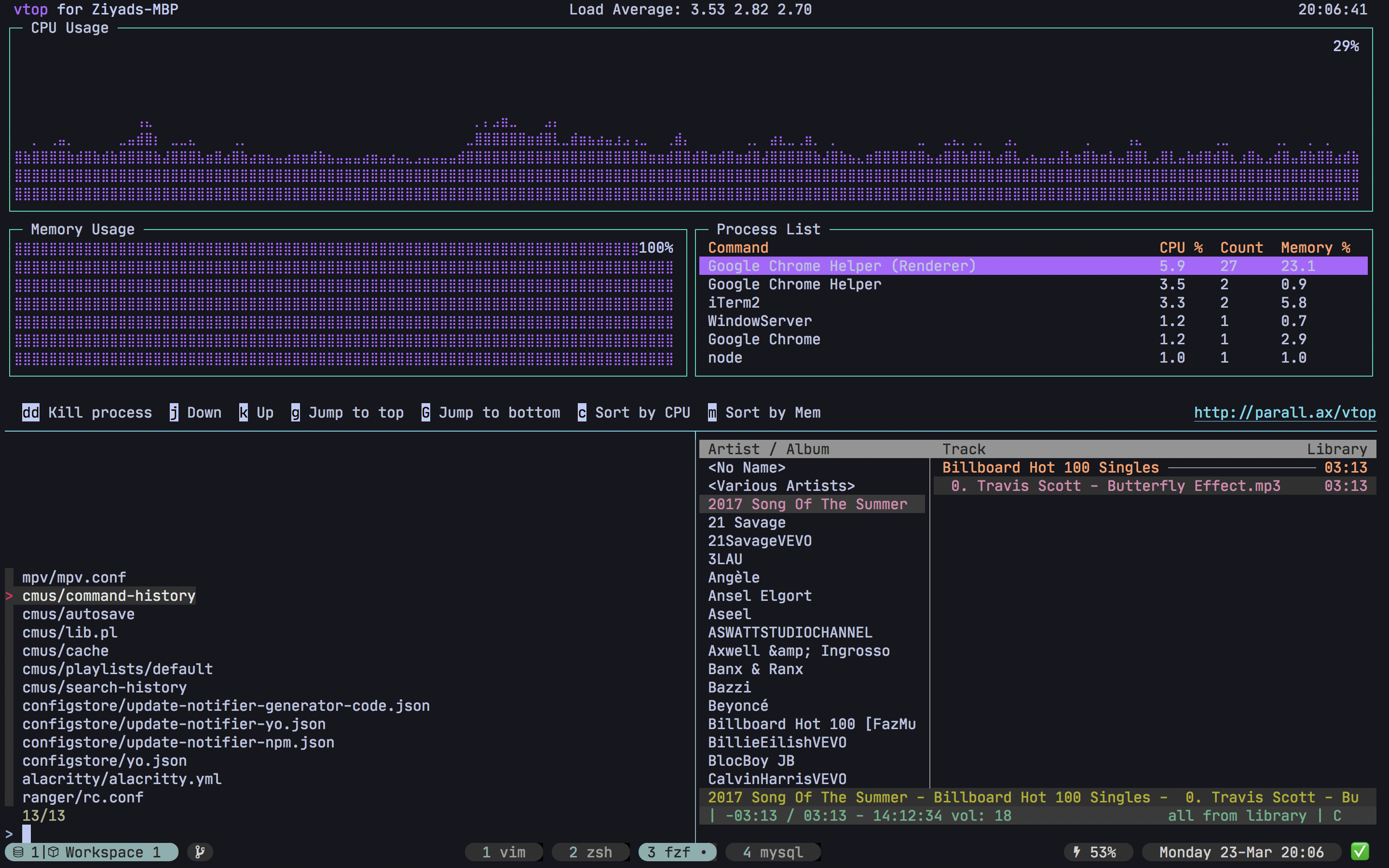 vtop-cmus-fzf