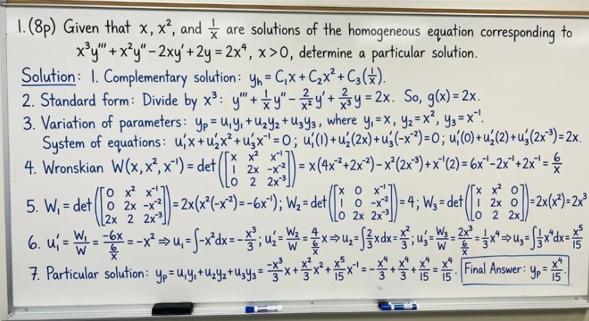 solve this math problem and write the full solution on a whiteboard
