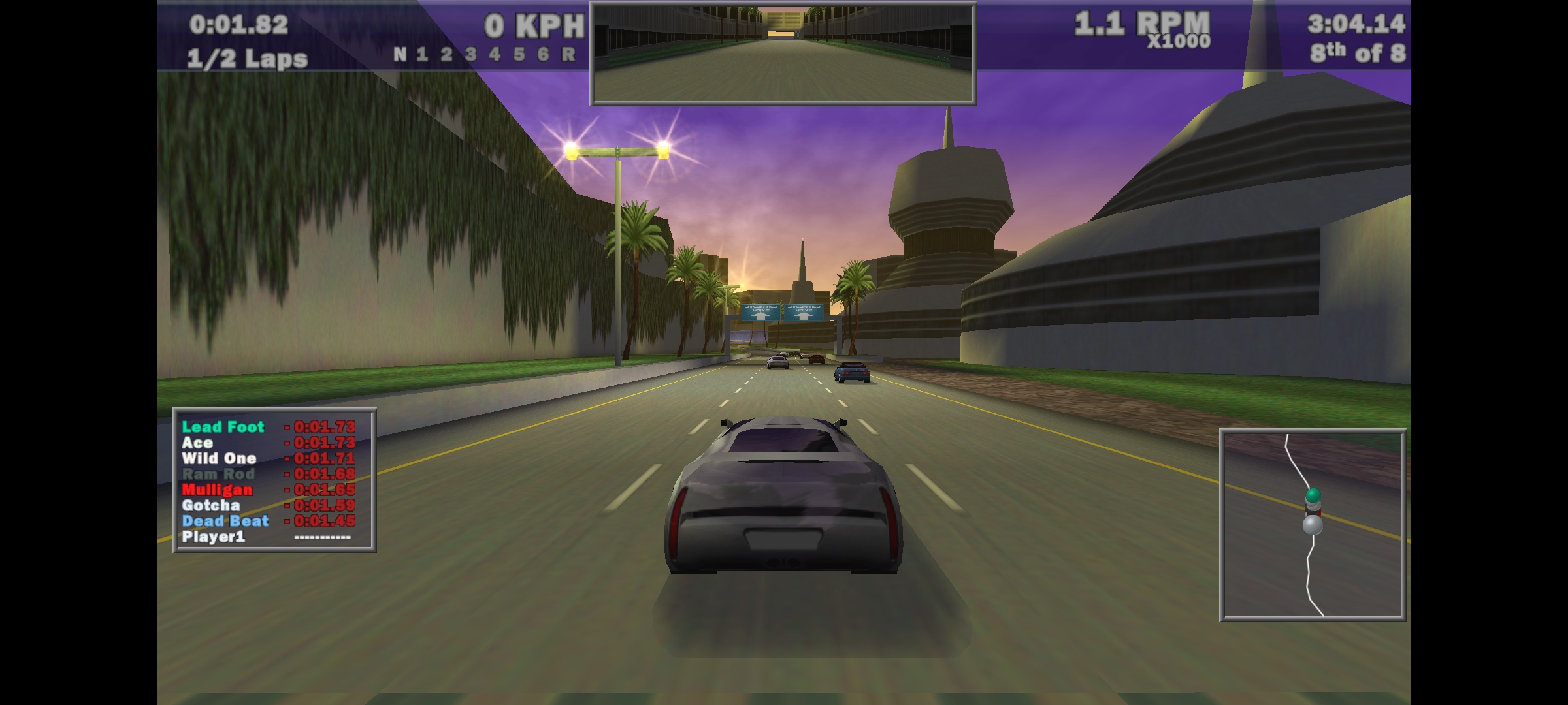 a widescreen race