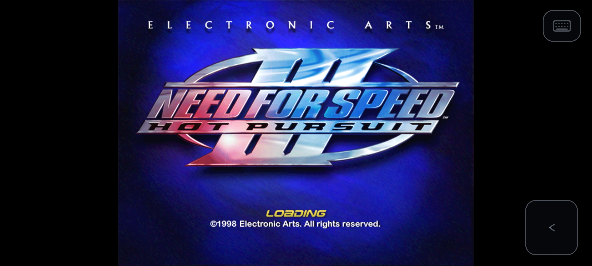 the title screen