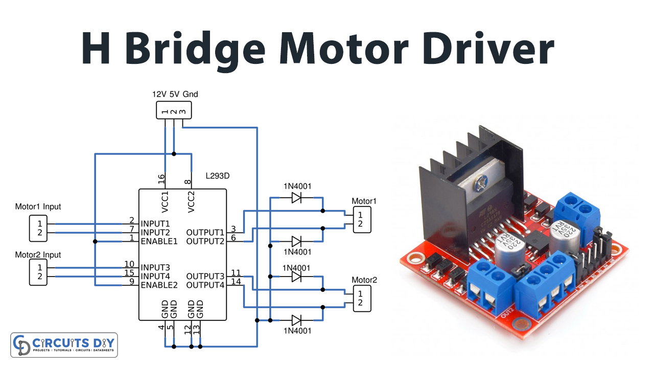 L293D motor driver
