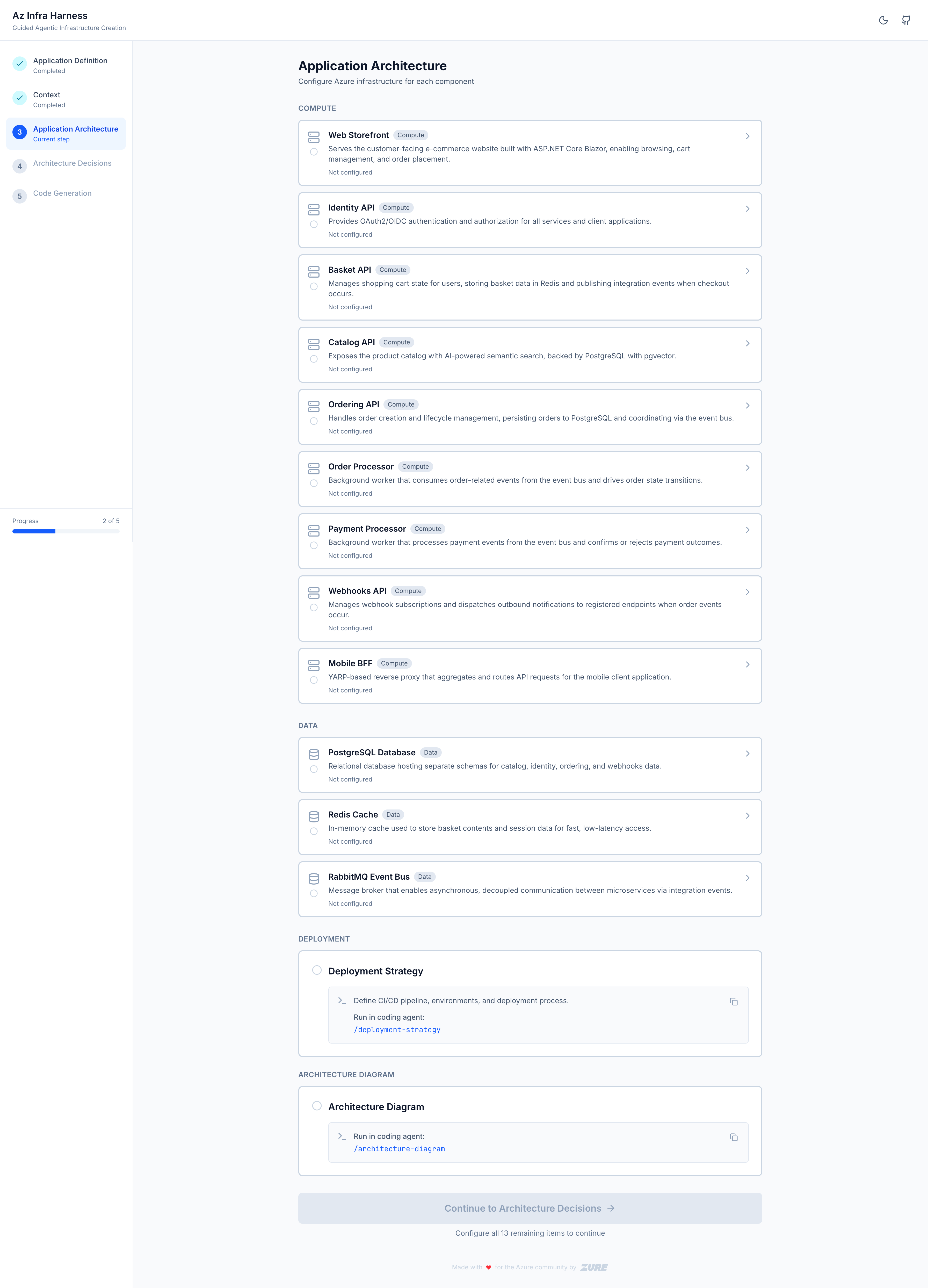 Application Architecture — empty