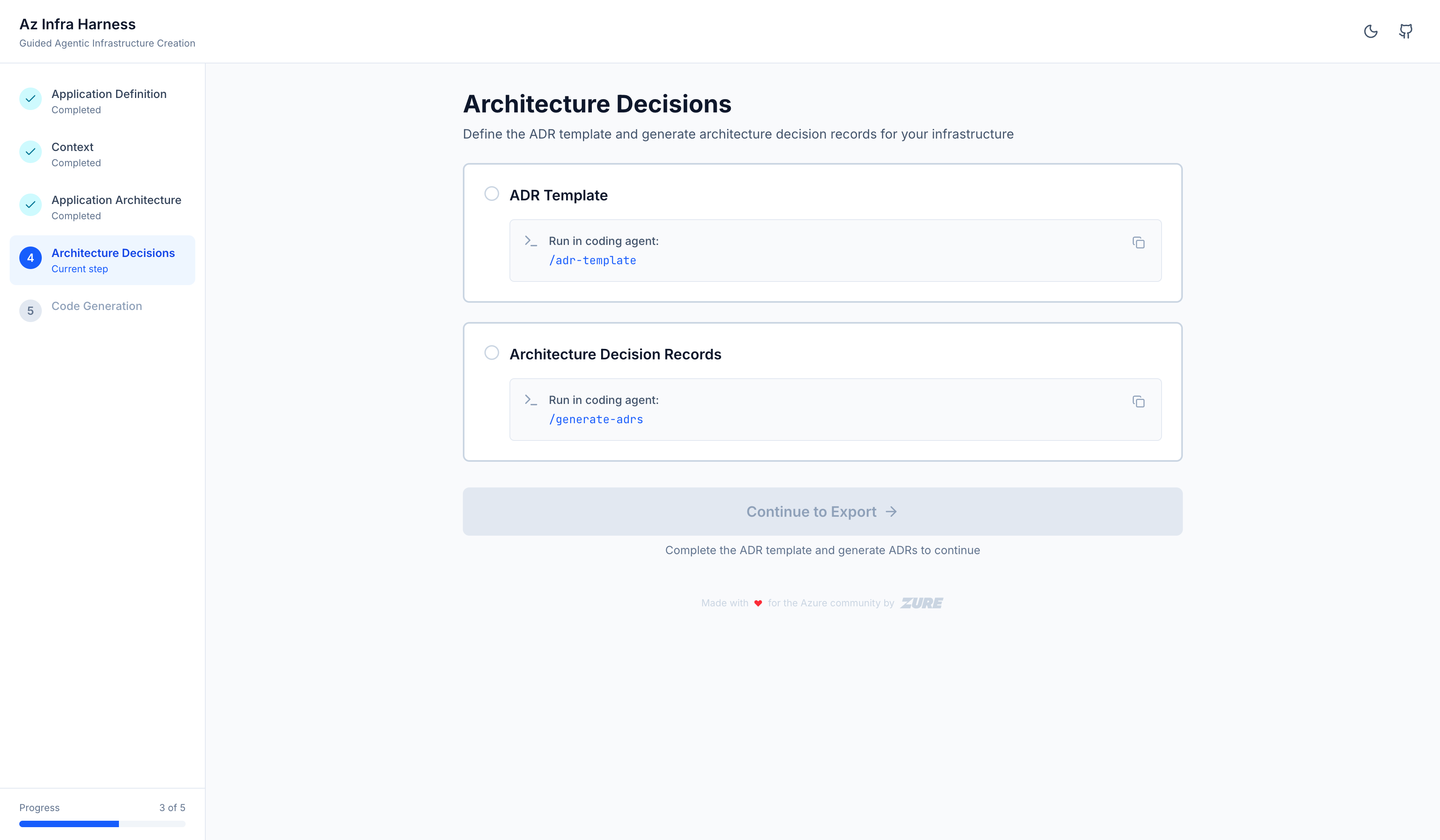 Architecture Decisions — empty