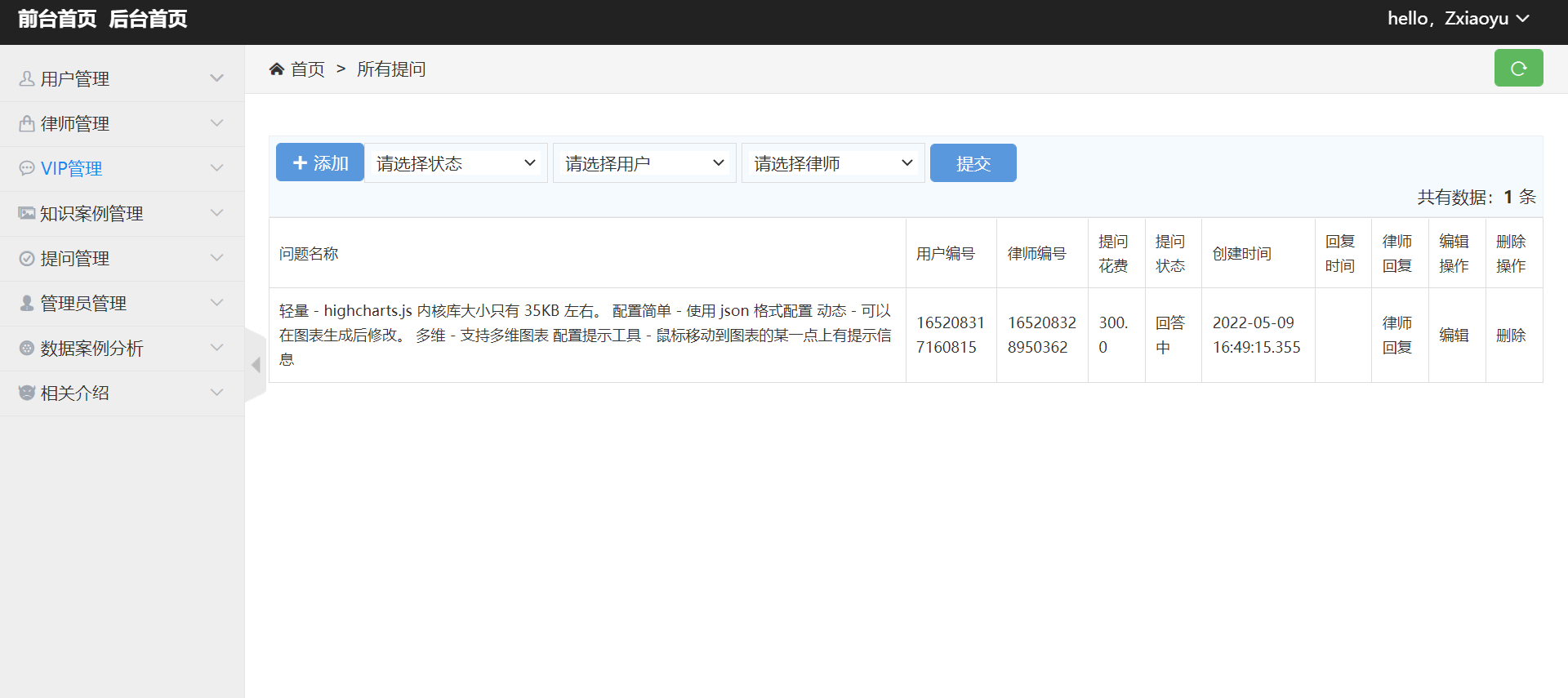 GitHub - Zxiaoyu95/SpringbootDemo_lawer: ck demo for sidejob