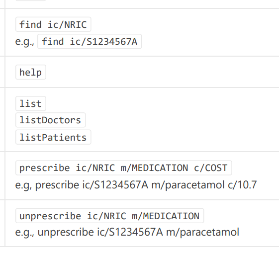 Different formatting for commands in command summary · Issue #23 ...