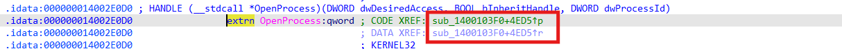OpenProcess reference