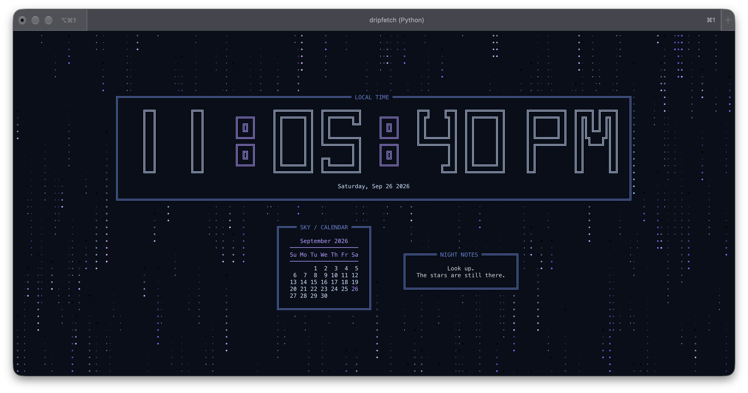 Moonlight Observatory theme