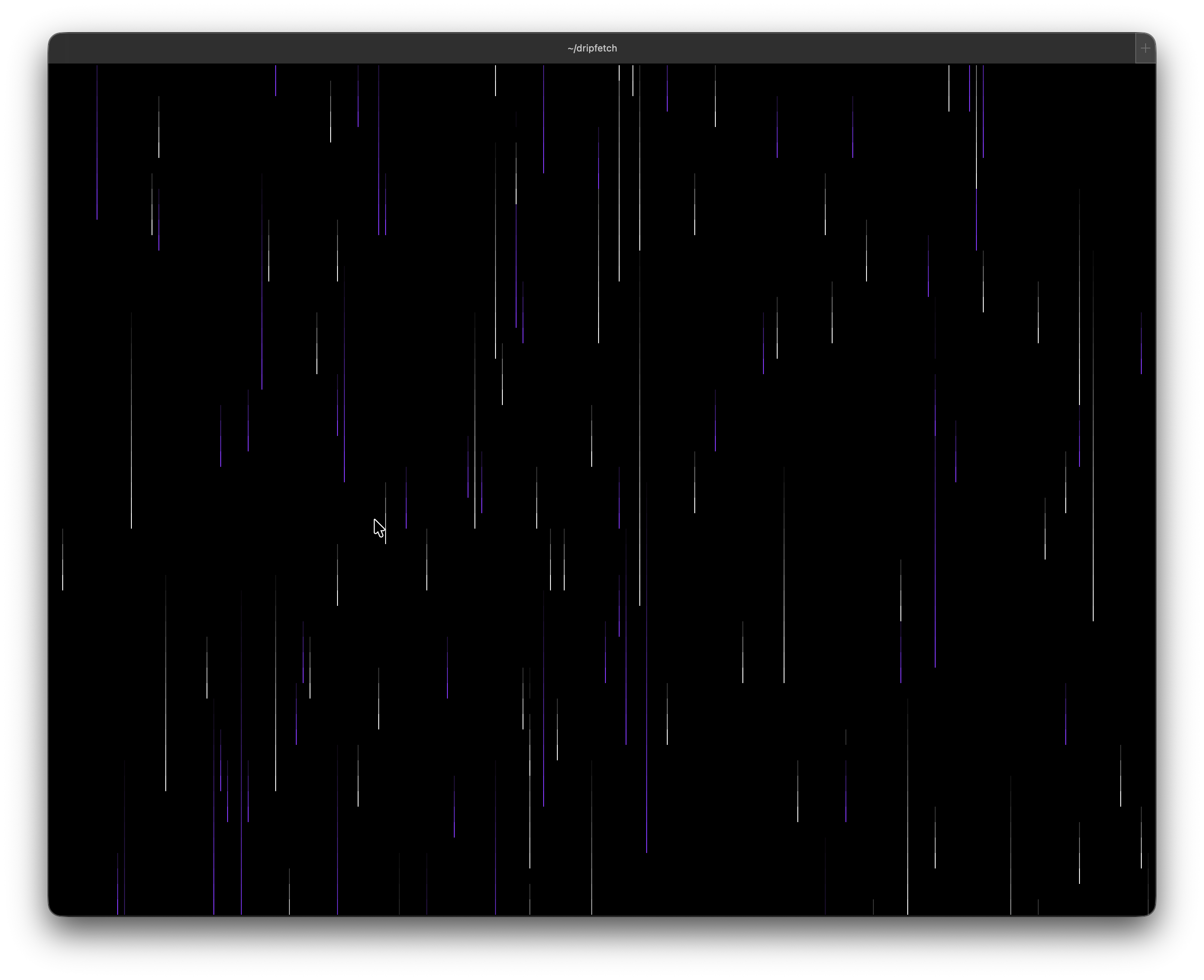 Dripfetch animated rain