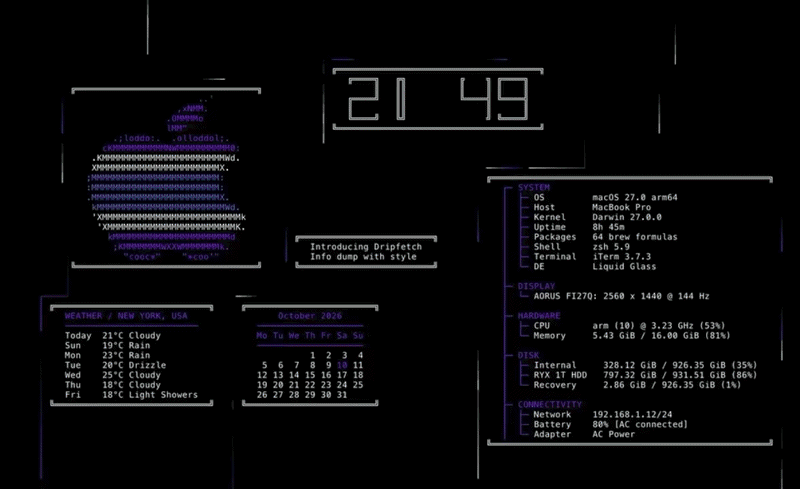 Dripfetch demo
