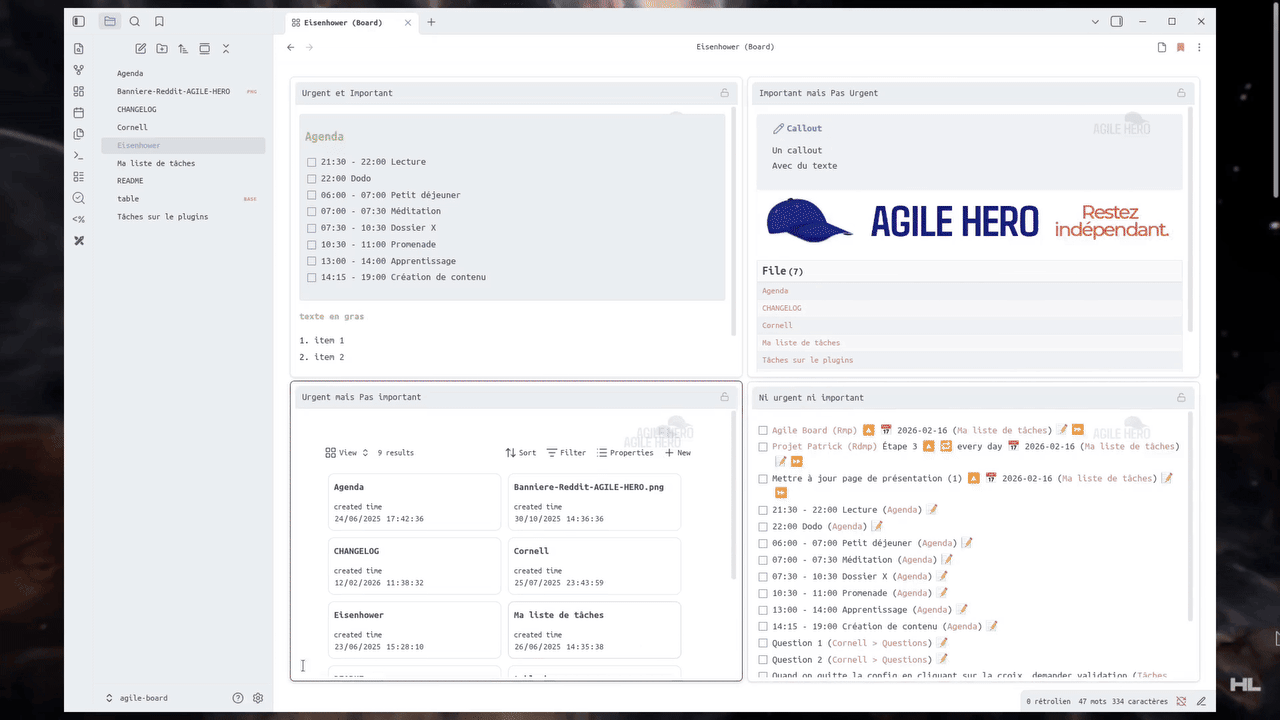 Agile Board โ Editing a Frame
