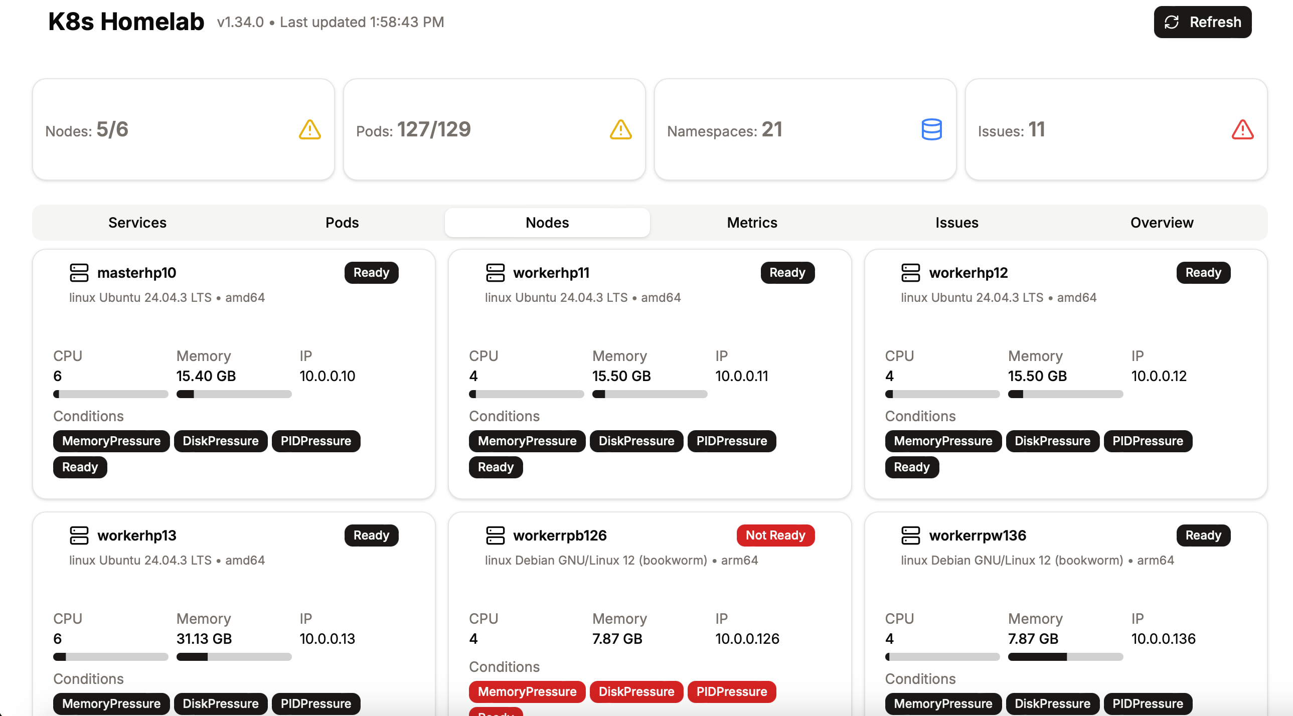 GitHub - a1mart/homepage: Homelab Cluster landing page linking to self ...