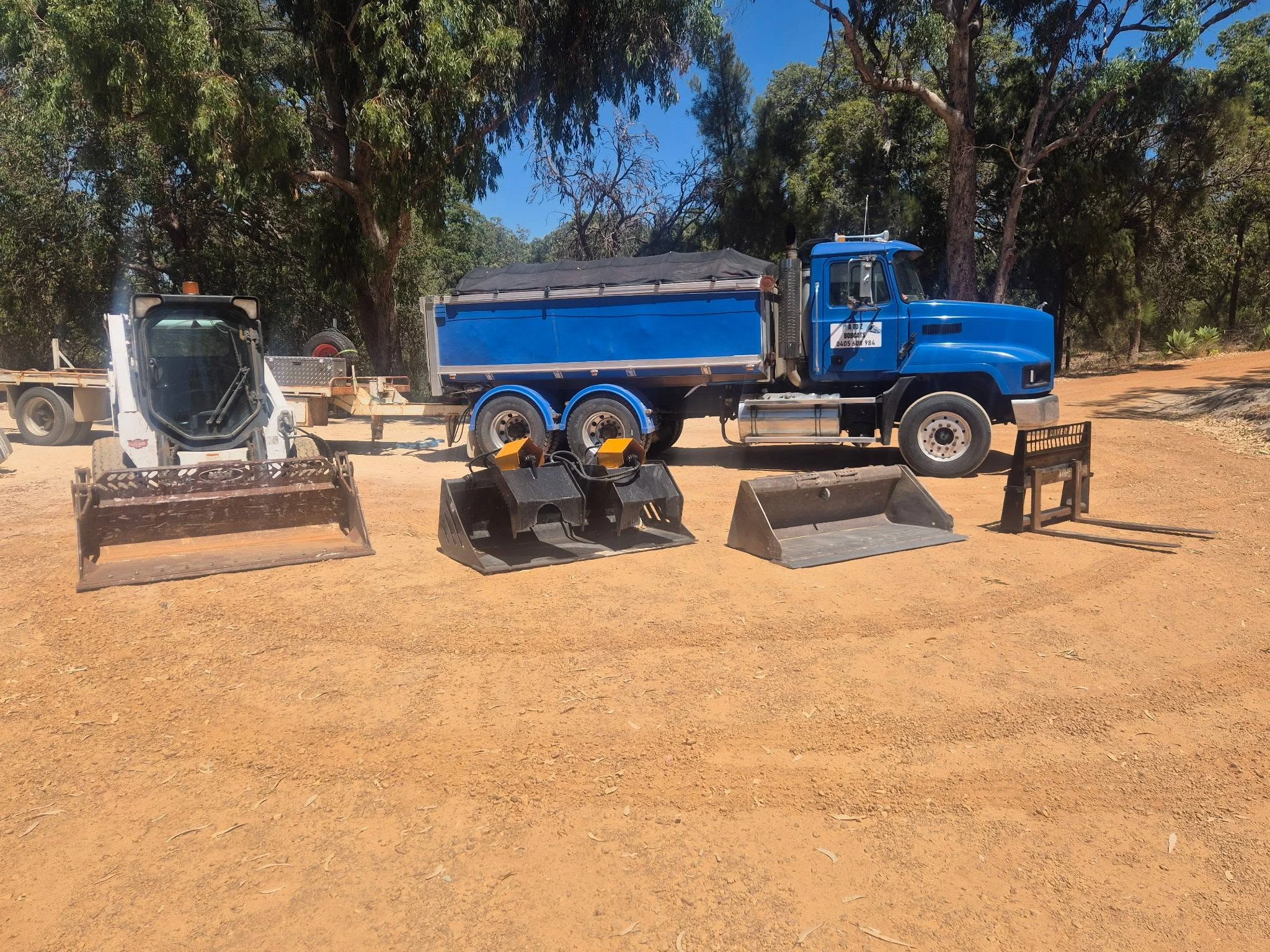 A to Z Bobcats fleet on site