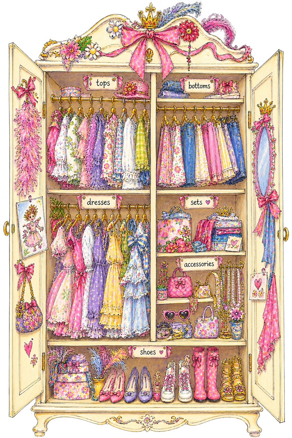 Open closet