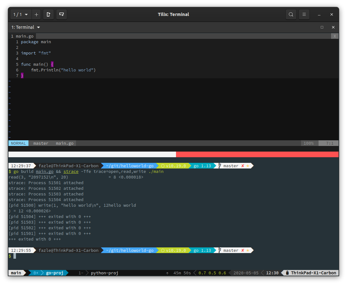 bullet-train-zsh-theme-tmux