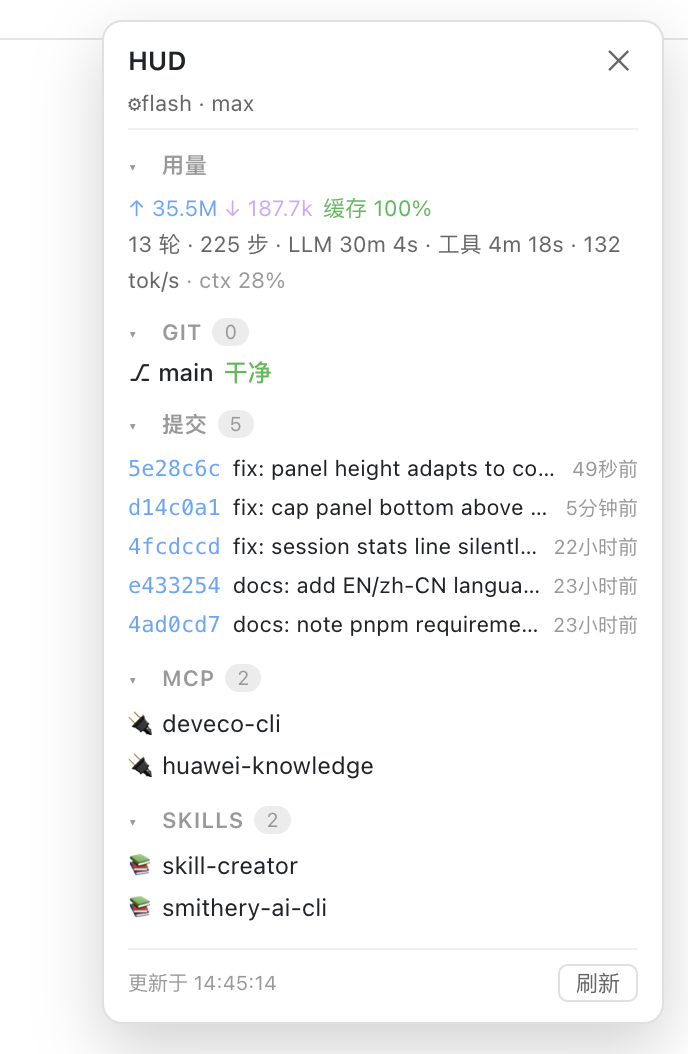 dsh-hud panel