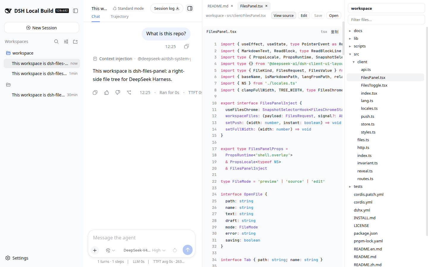 点击 TypeScript 源文件后的高亮