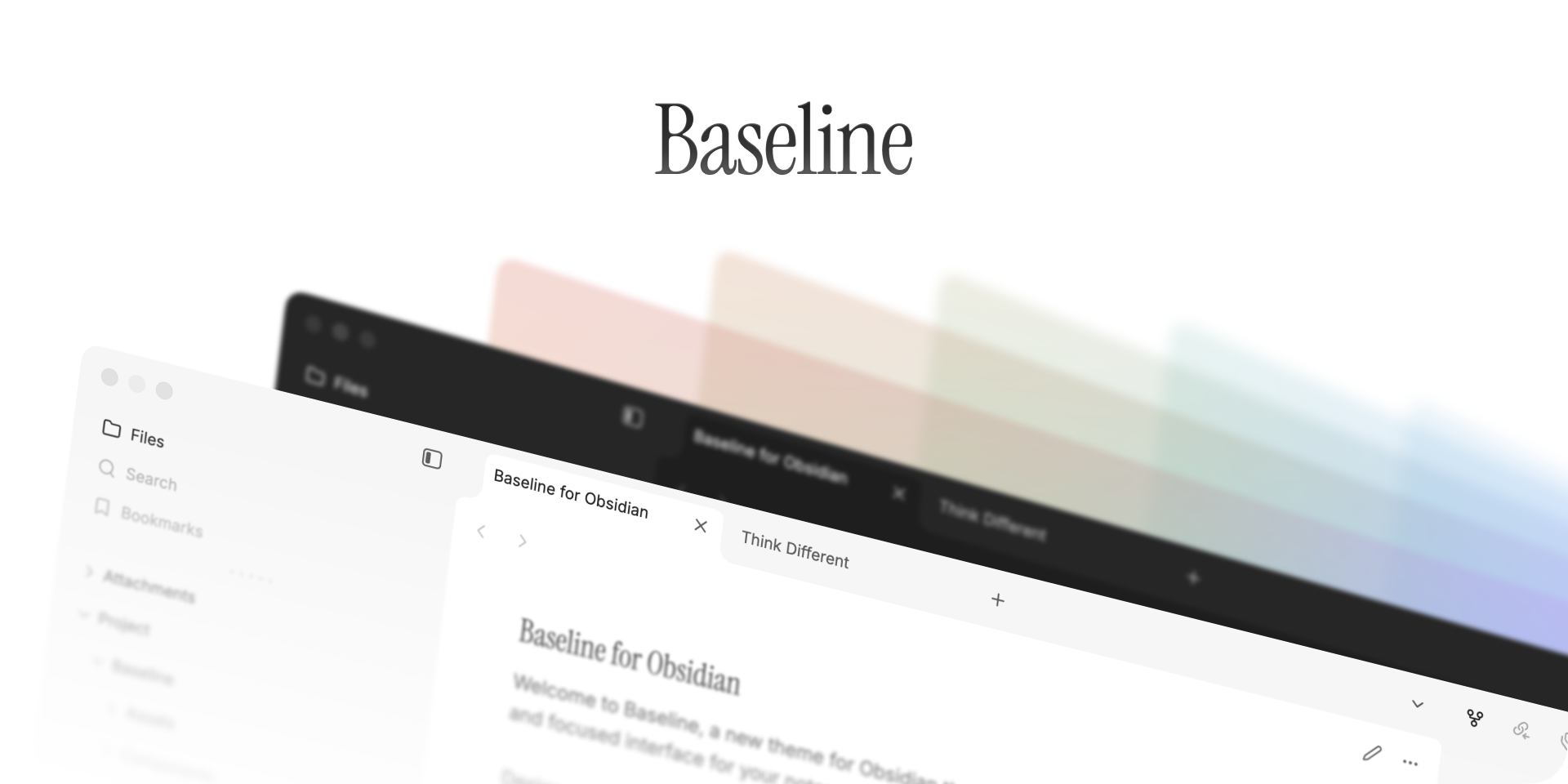 Baseline Theme Screenshot