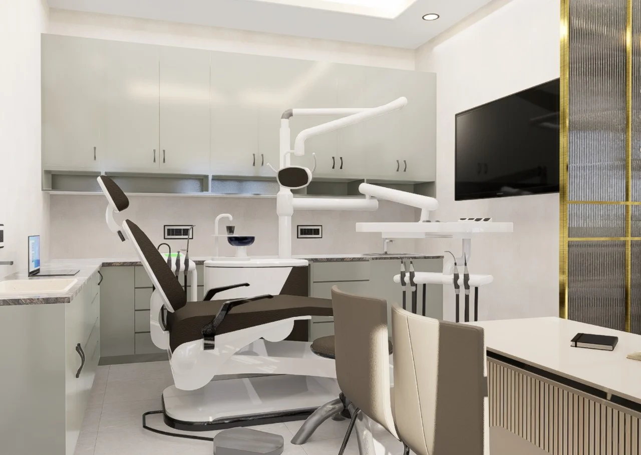 Modern Dental Treatment Room Interior Design in Noida