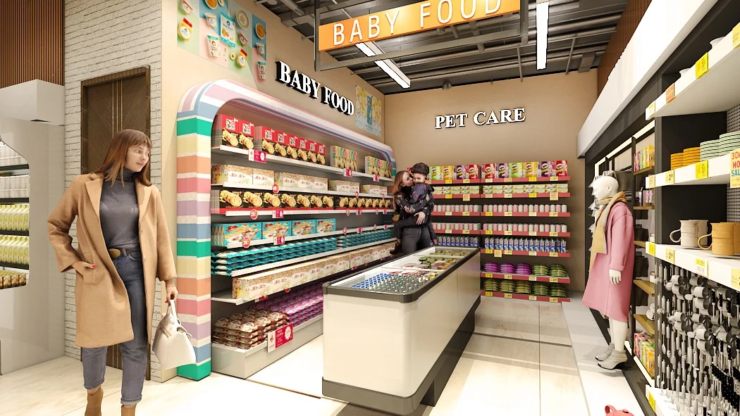Modern Supermarket Interior Design