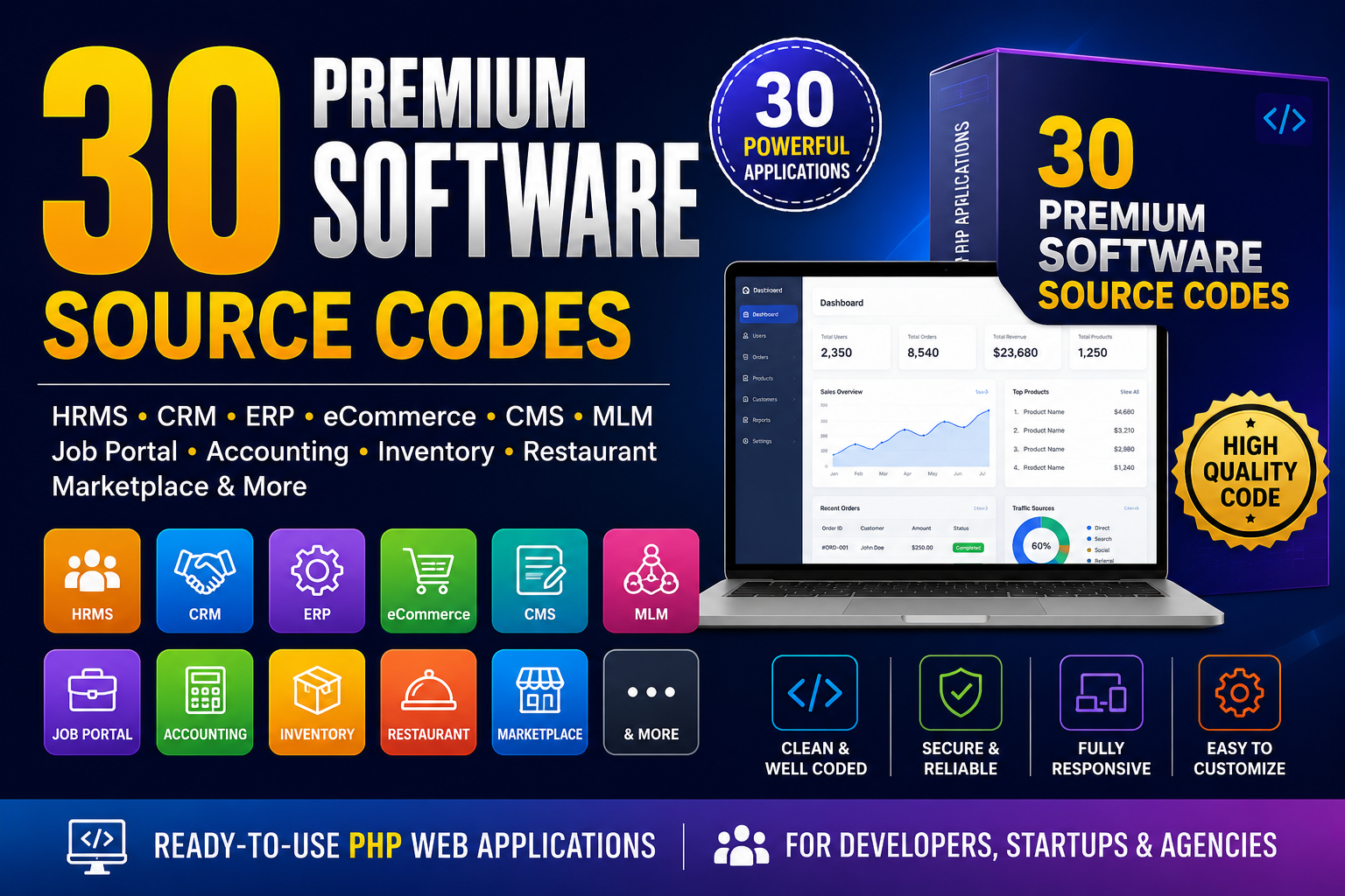 Ultimate 30 Software Source Code Bundle