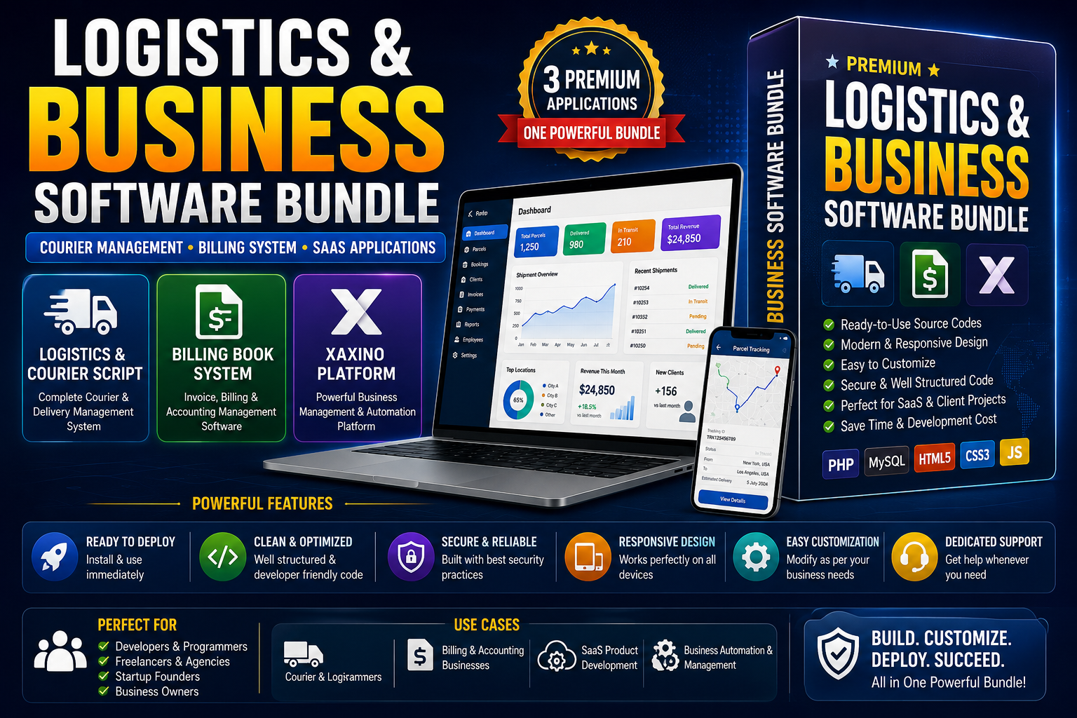 Logistics & Billing Software Source Code Bundle